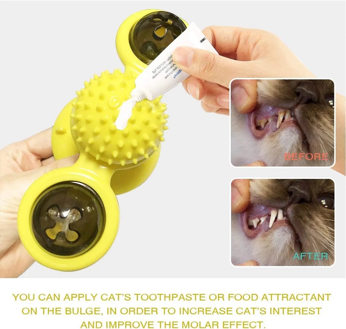 Purrfect Pet Kingdom® - Animal Doll  Stuffed Cat Pet  Catnip Grass Toy Interactive - 4