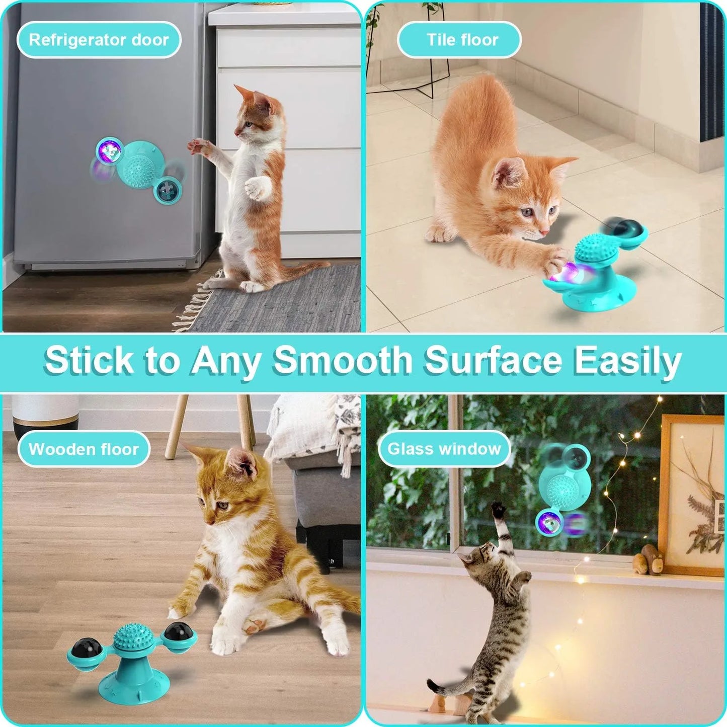 Purrfect Pet Kingdom® - Animal Doll  Stuffed Cat Pet  Catnip Grass Toy Interactive - 4