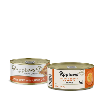 Purrfect Pet Kingdom® - Applaws Adult Chicken Breast and Pumpkin in Broth Wet Cat - Wet Cat Food