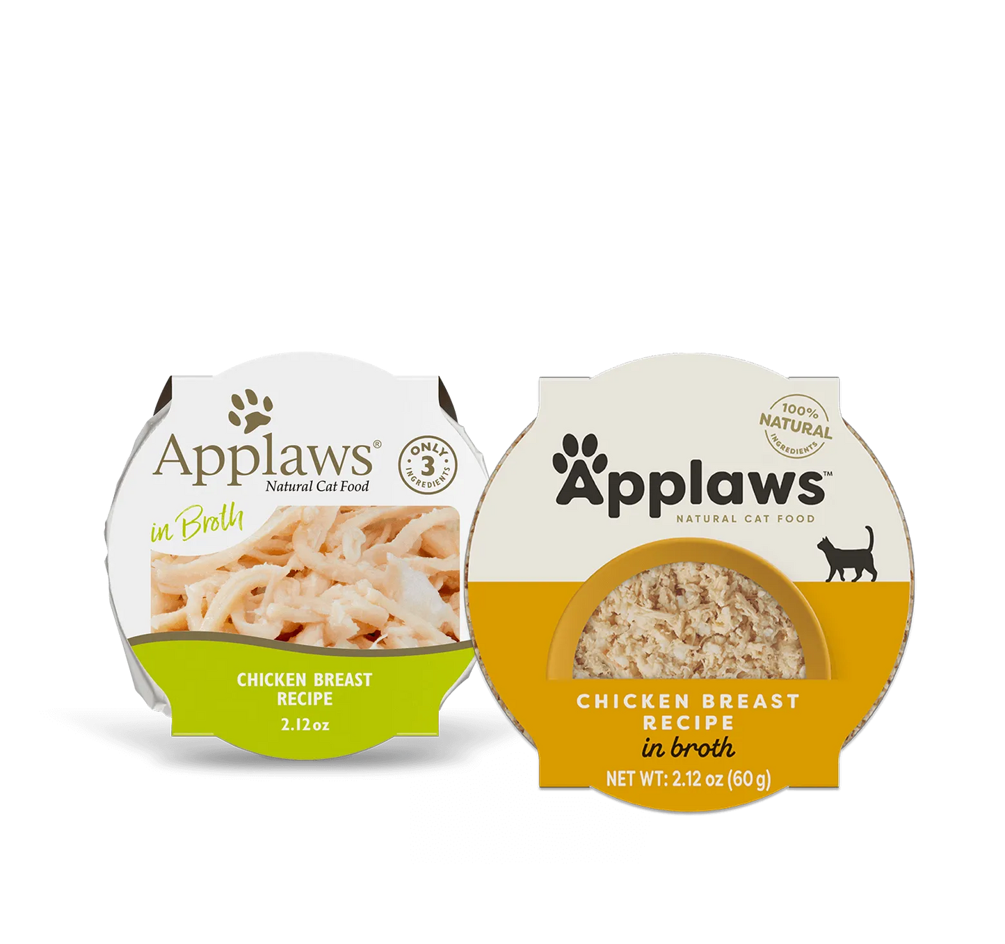 Purrfect Pet Kingdom Applaws Chicken Duck Wet Cat Food, 2.19 oz, in a colorful pouch, ideal for nourishing cats.