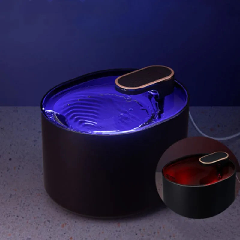 Purrfect Pet Kingdom - Automatic Pet Cat Water Fountain Mute Water Feeder Bowl USB Charge Auto Electric Feeder Pet Drinkin...