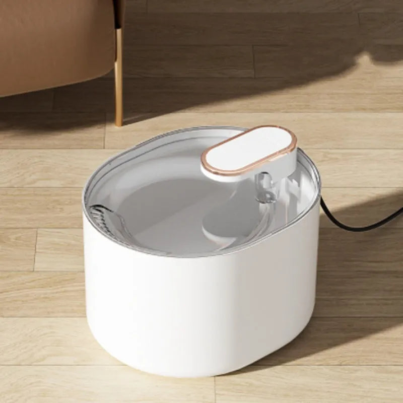 Purrfect Pet Kingdom - Automatic Pet Cat Water Fountain Mute Water Feeder Bowl USB Charge Auto Electric Feeder Pet Drinkin...