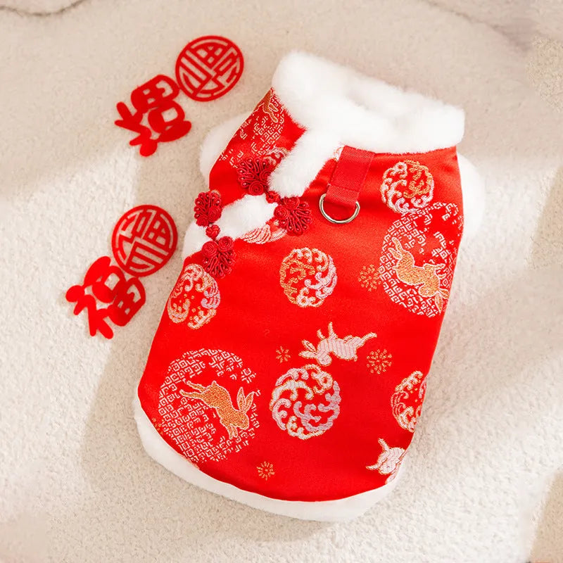 Purrfect Pet Kingdom® - Autumn And Winter New Year's Clothes For Cats And Dogs, - 4