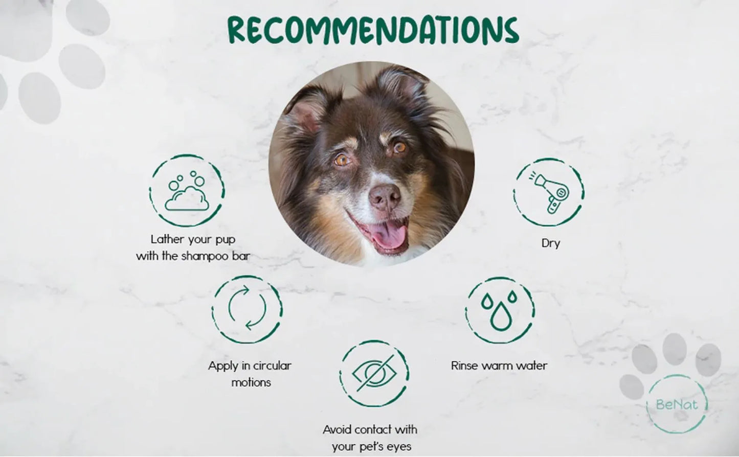 Purrfect Pet Kingdom® - BeNat Pets. All-Natural Pet Shampoo Bar. Oat. 5.8 oz. - Dog Shampoo & Conditioner