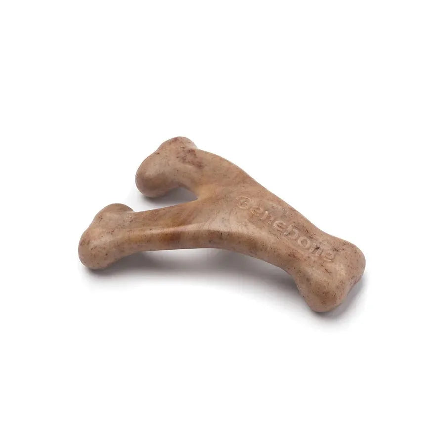 Purrfect Pet Kingdom - Benebone Bacon Wishbone Puppy Chew - Dog Toys
