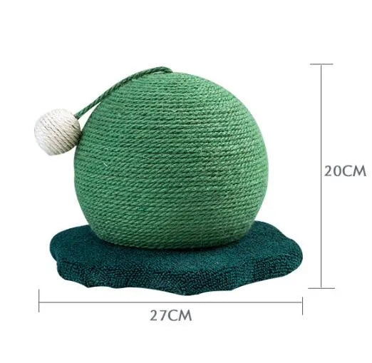 Purrfect Pet Kingdom® - Big Orange Cherry Cat Climbing Pet Fruit Toy - 0