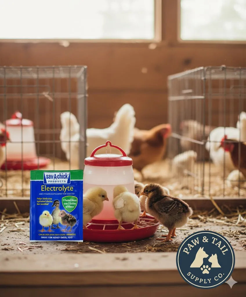Purrfect Pet Kingdom - Bird Supplement-Sav-A-Chick Poultry Vitamins & Electrolytes 9pk - Bird Supplies