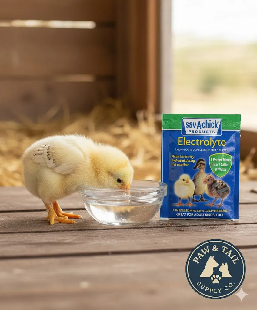 Purrfect Pet Kingdom - Bird Supplement-Sav-A-Chick Poultry Vitamins & Electrolytes 9pk - Bird Supplies