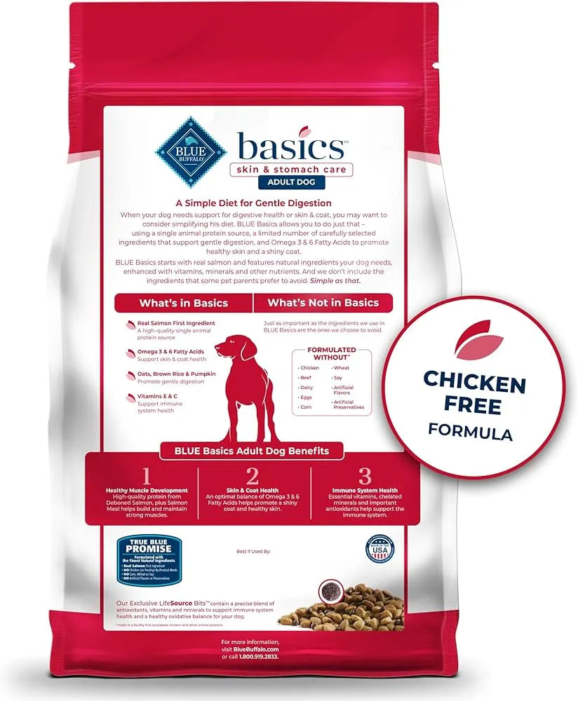 Purrfect Pet Kingdom - Blue Buffalo Basics Salmon Potato Dry - Food