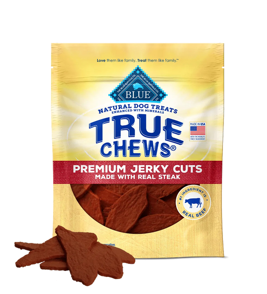 Purrfect Pet Kingdom® - Blue Buffalo True Chews Jerky Cuts Real Steak Dog Treats - Dog Treats