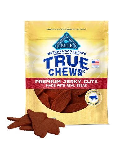 Purrfect Pet Kingdom® - Blue Buffalo True Chews Jerky Cuts Real Steak Dog Treats - Dog Treats
