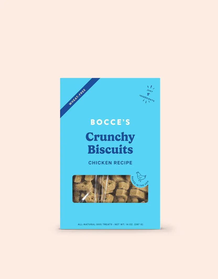 Purrfect Pet Kingdom Bocce's Chicken Pumpkin Biscuits, dog treats in a colorful package, priced at $9.99, perfect for your...