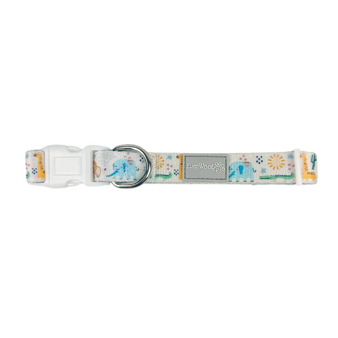 Boho Baby Neoprene Padded Dog Collar by Purrfect Pet Kingdom, adjustable, available in small, medium, and large sizes.