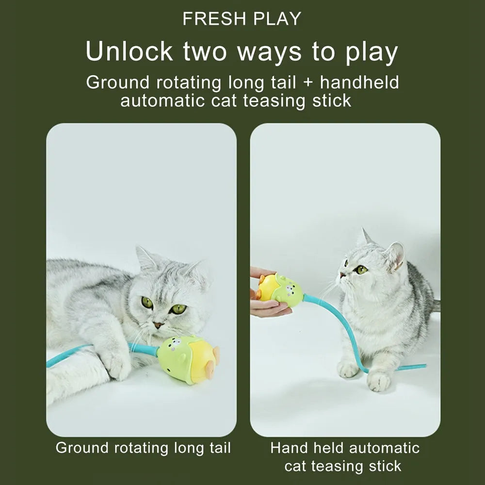 Purrfect Pet Kingdom® - Cat Boredom And Automatically Rotates Rubber Resistant Toy - Cat Toys