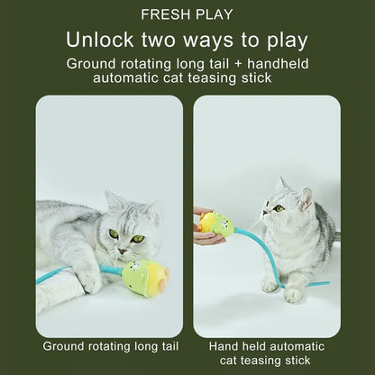 Purrfect Pet Kingdom® - Cat Boredom And Automatically Rotates Rubber Resistant Toy - Cat Toys