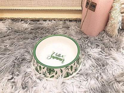 Purrfect Pet Kingdom® - Cat Daily Necessities Pet Bowl Ceramics - Bowls