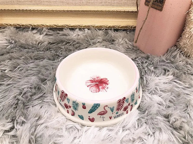 Purrfect Pet Kingdom® - Cat Daily Necessities Pet Bowl Ceramics - Bowls