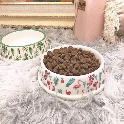 Purrfect Pet Kingdom® - Cat Daily Necessities Pet Bowl Ceramics - Bowls