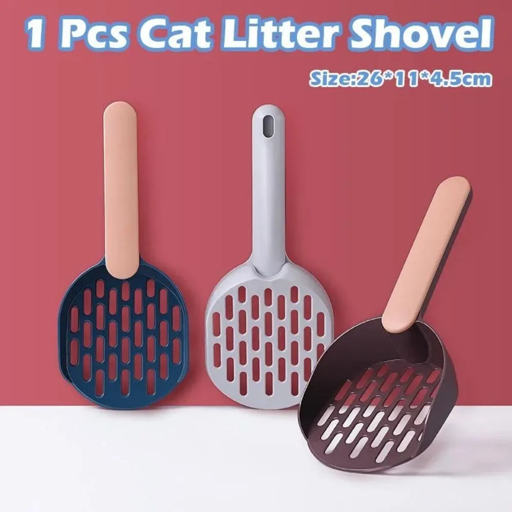 Purrfect Pet Kingdom® - Cat Litter Shovel Plastic Cats Poop Scoop Pet Cleanning Tool - Waste Scoopers