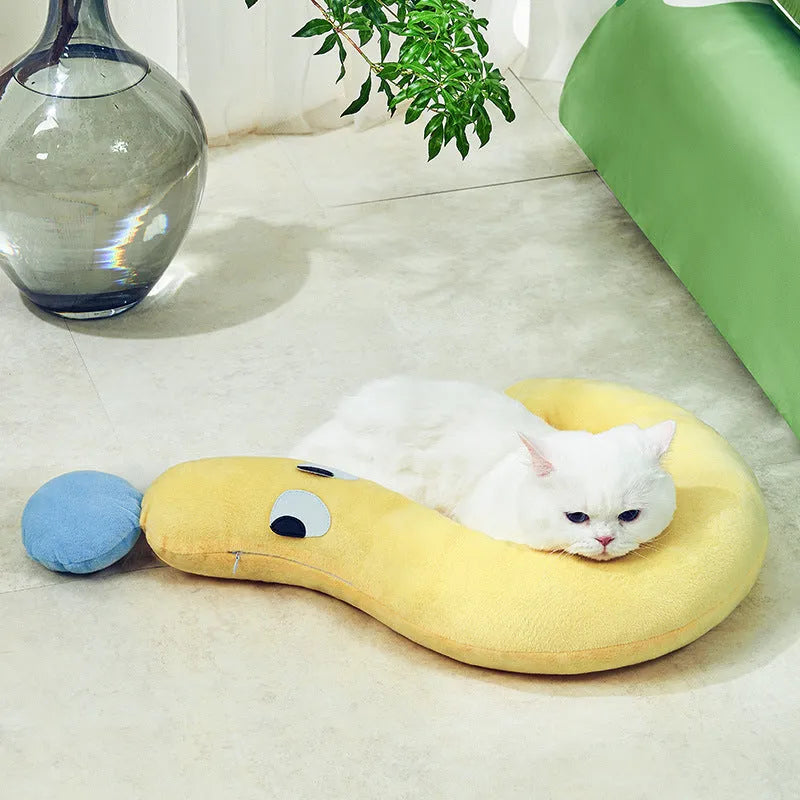 Purrfect Pet Kingdom® - Cat Pillow Universal Four Seasons Pet Sleeping Dog Pillow - Pillow Beds