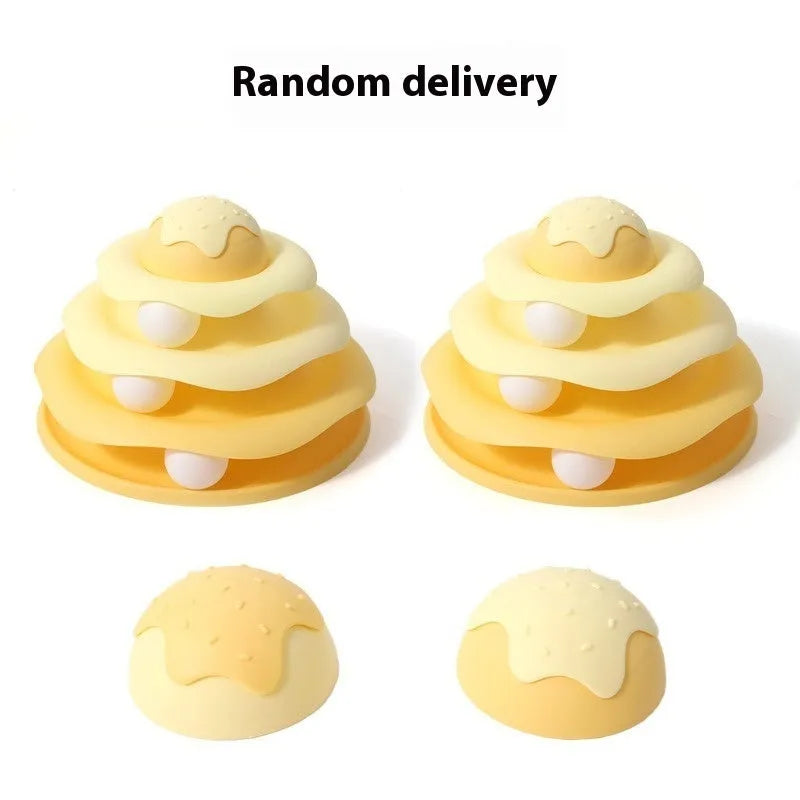 Purrfect Pet Kingdom® - Cat Relieving Stuffy And Funny Cat Self-Hi Cat Turntable - Cat Toys