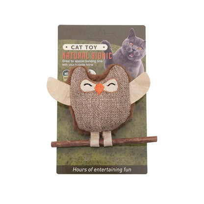 Purrfect Pet Kingdom® - Cat Self-Entertainment Mint Feather Catnip Teething Stick - Cat Toys