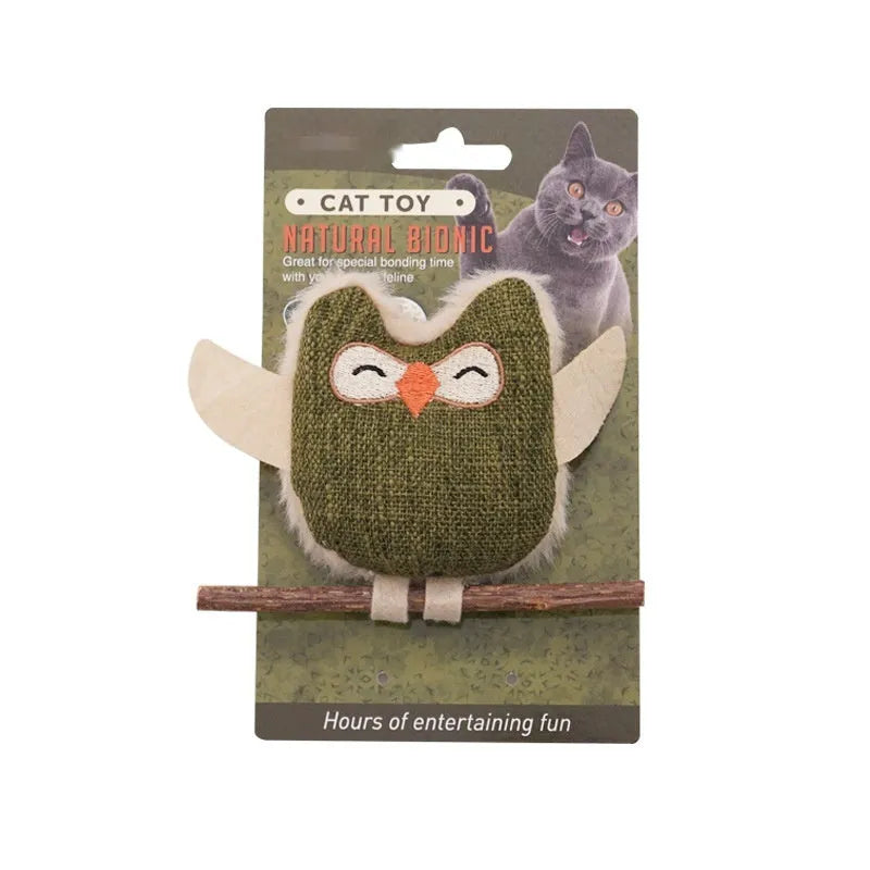 Purrfect Pet Kingdom® - Cat Self-Entertainment Mint Feather Catnip Teething Stick - Cat Toys