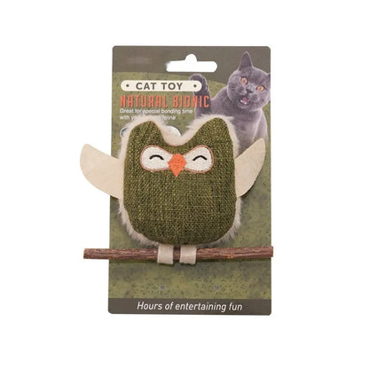 Purrfect Pet Kingdom® - Cat Self-Entertainment Mint Feather Catnip Teething Stick - Cat Toys