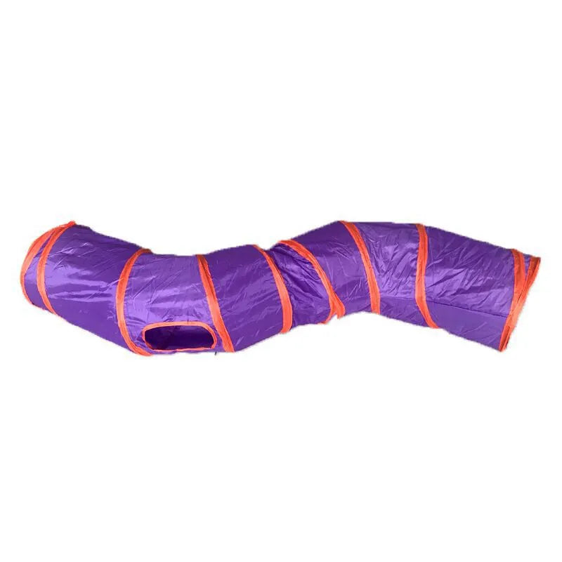 Purrfect Pet Kingdom - Cat toy S-shaped cat tunnel foldable cat tunnel - Cat Toys