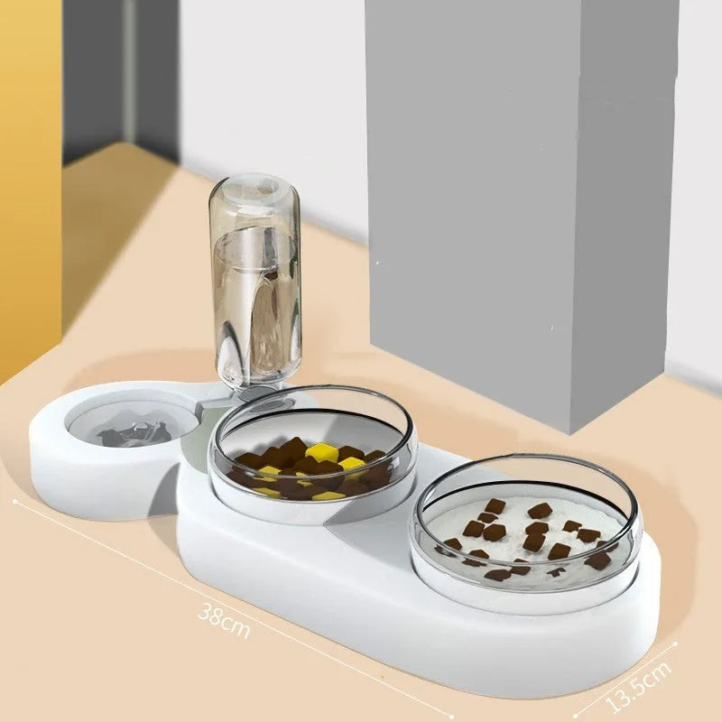 Purrfect Pet Kingdom® - Cats Dogs Pets Rice Bowls Automatic Water Bowls - Bowls