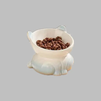 Purrfect Pet Kingdom® - Ceramic Cat Dog Bowl Pet Supplies Drinking Water Goblet Food - Bowls