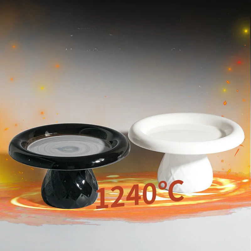 Purrfect Pet Kingdom - Ceramic Large-diameter Cat Bowl With Neck Protection, Not Ea - Cat Bowls & Feeders