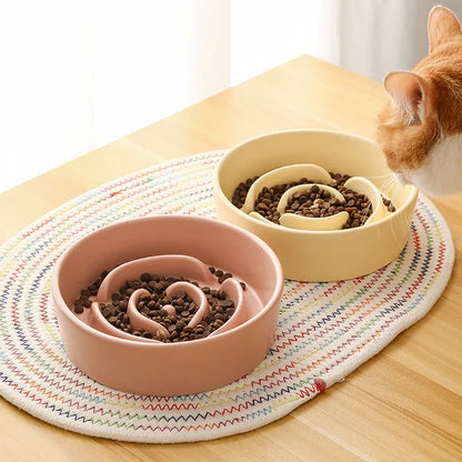 Purrfect Pet Kingdom® - Ceramic Pet Cat And Dog Bowl Small And Medium-sized Dogs - Bowls