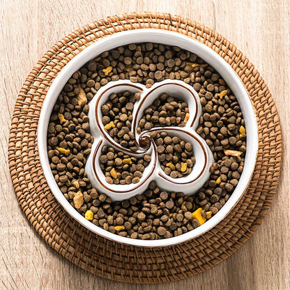 Purrfect Pet Kingdom® - Ceramic Slow Feeder Dog Bowl Slow Feeder Dog Bowl For Medium - 4