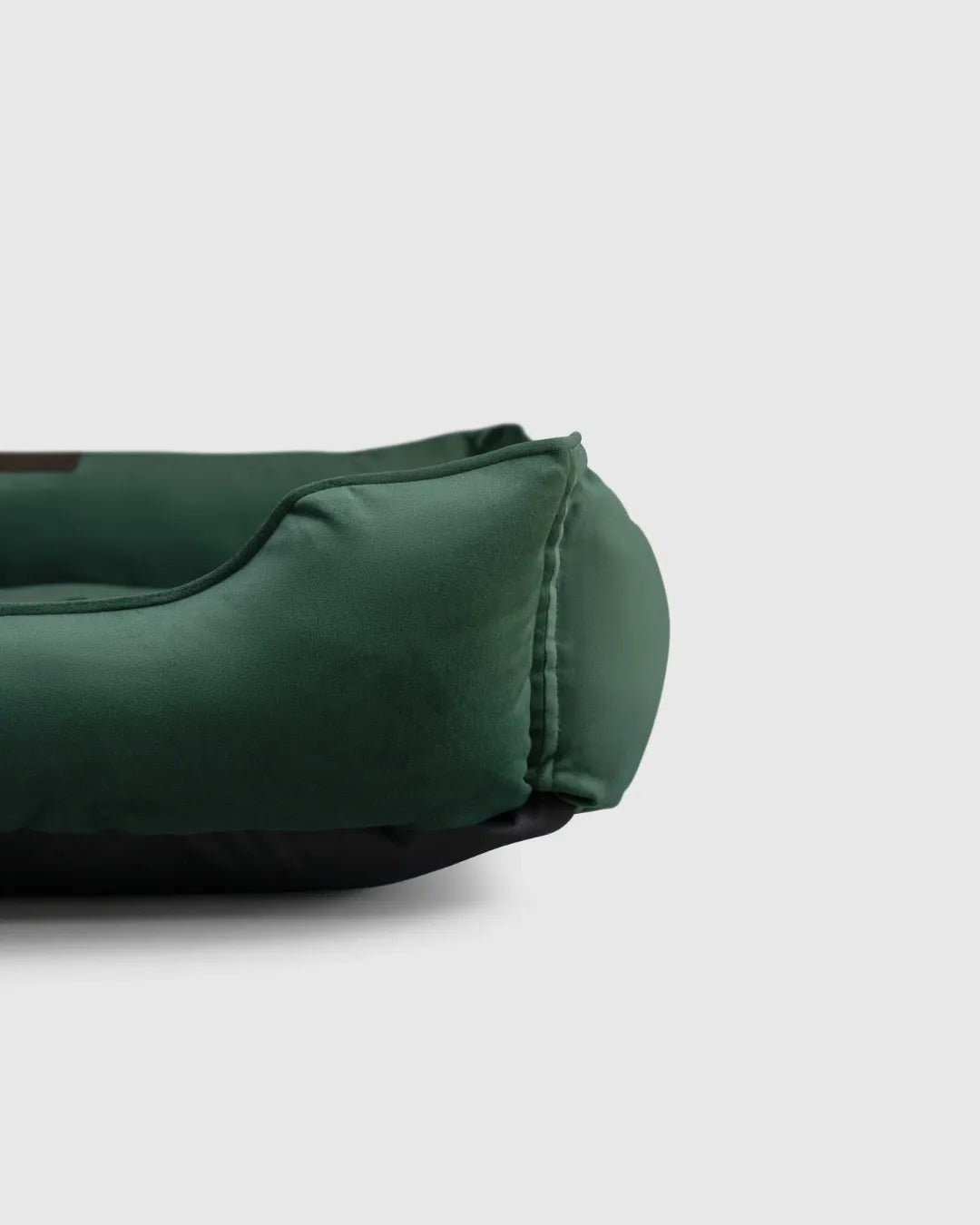 Purrfect Pet Kingdom® - Chester & Lee | Classic Velvet Sleeper Dog Bed Green - Dog Beds