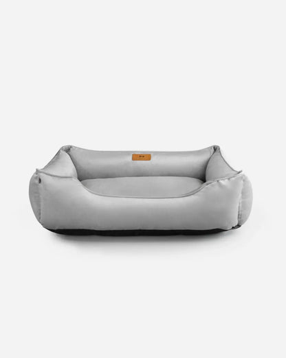 Purrfect Pet Kingdom® - Chester & Lee | Classic Velvet Sleeper Dog Bed Gray - Beds