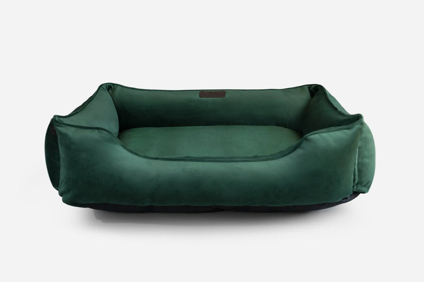 Purrfect Pet Kingdom® - Chester & Lee | Classic Velvet Sleeper Dog Bed Green - Dog Beds