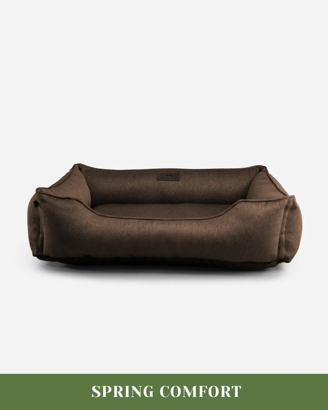 Purrfect Pet Kingdom® - Chester & Lee | Cotton Sleeper Dog Bed Brown - Beds