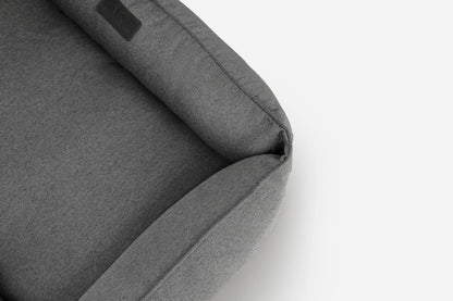 Purrfect Pet Kingdom® - Chester & Lee | Cotton Sleeper Dog Bed Gray - Dog Beds