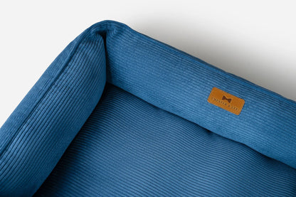 Purrfect Pet Kingdom® - Chester & Lee | Fancy Corduroy Sleeper Dog Bed - Dog Beds