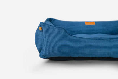 Purrfect Pet Kingdom® - Chester & Lee | Fancy Corduroy Sleeper Dog Bed - Dog Beds