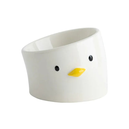 Purrfect Pet Kingdom® - Chickens With Crooked Necks And High Feet Prevent Cats From - Bowls