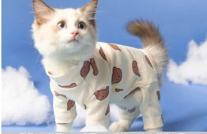 Purrfect Pet Kingdom® - Clothes Ins Puppet Cat British Short Cat Cat Anti-hair Shed - Pet Shirts