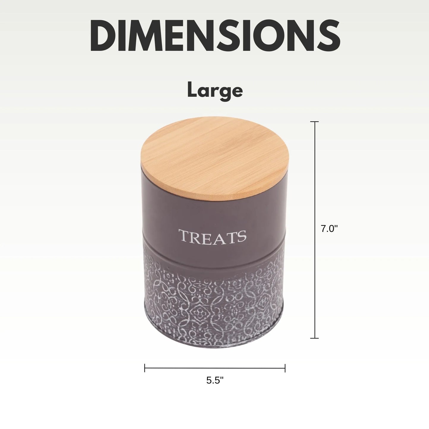 Purrfect Pet Kingdom Country Living Treat Canisters 2pk in rustic design, ideal for dog food storage, priced at $29.99.