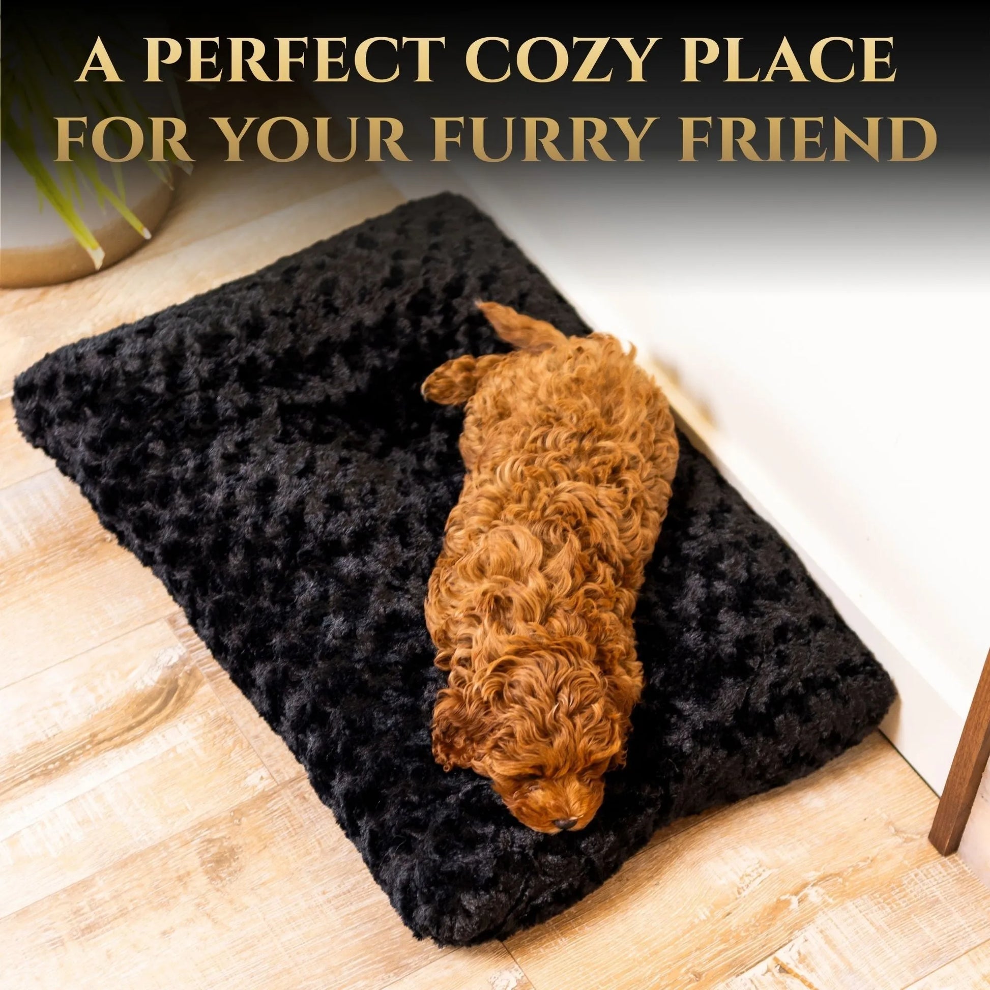 Purrfect Pet Kingdom - Cozy Canine Plush Dog Bed - Product