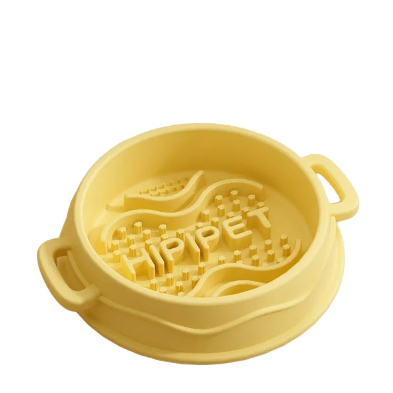 Purrfect Pet Kingdom® - Cross-border Dog Bowl, Double-ear Handle Silicone Slow Food - 4