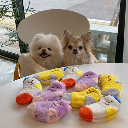 Purrfect Pet Kingdom® - Cute Dog Socks Hidden Food List - Boots & Shoes