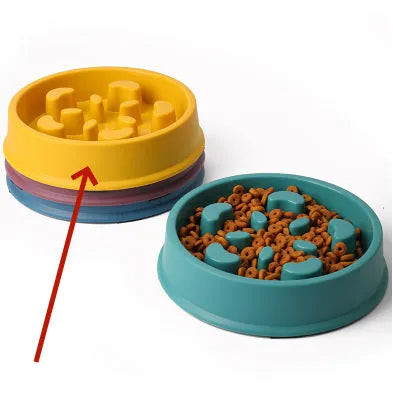 Purrfect Pet Kingdom® - Dog Anti-Chye Pet Bowl Slow Food Bowl Basin - Slow Feeder Bowls