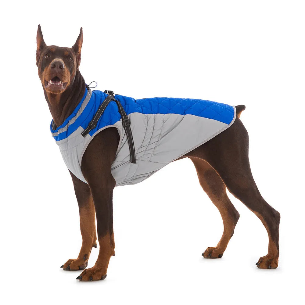Purrfect Pet Kingdom® - Dog AutumnWinter Fleece-Lined, Warm, And Waterproof Zip-Up - Pet Coats