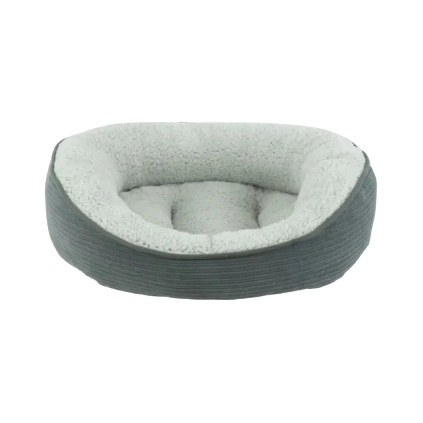 Purrfect Pet Kingdom - Dog Bed Cuddler Bolster Grey Small - Bolster Beds